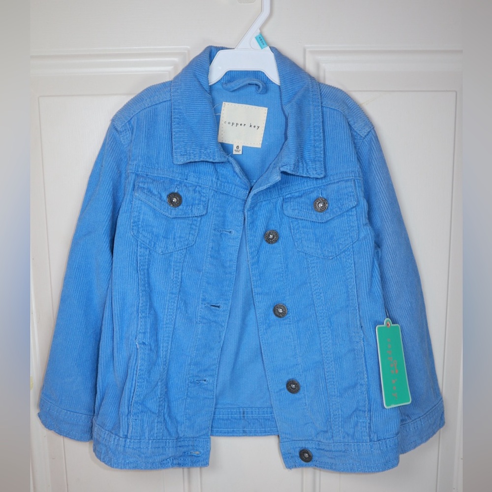 NWT: Copper Key corduroy jacket kids Size 6